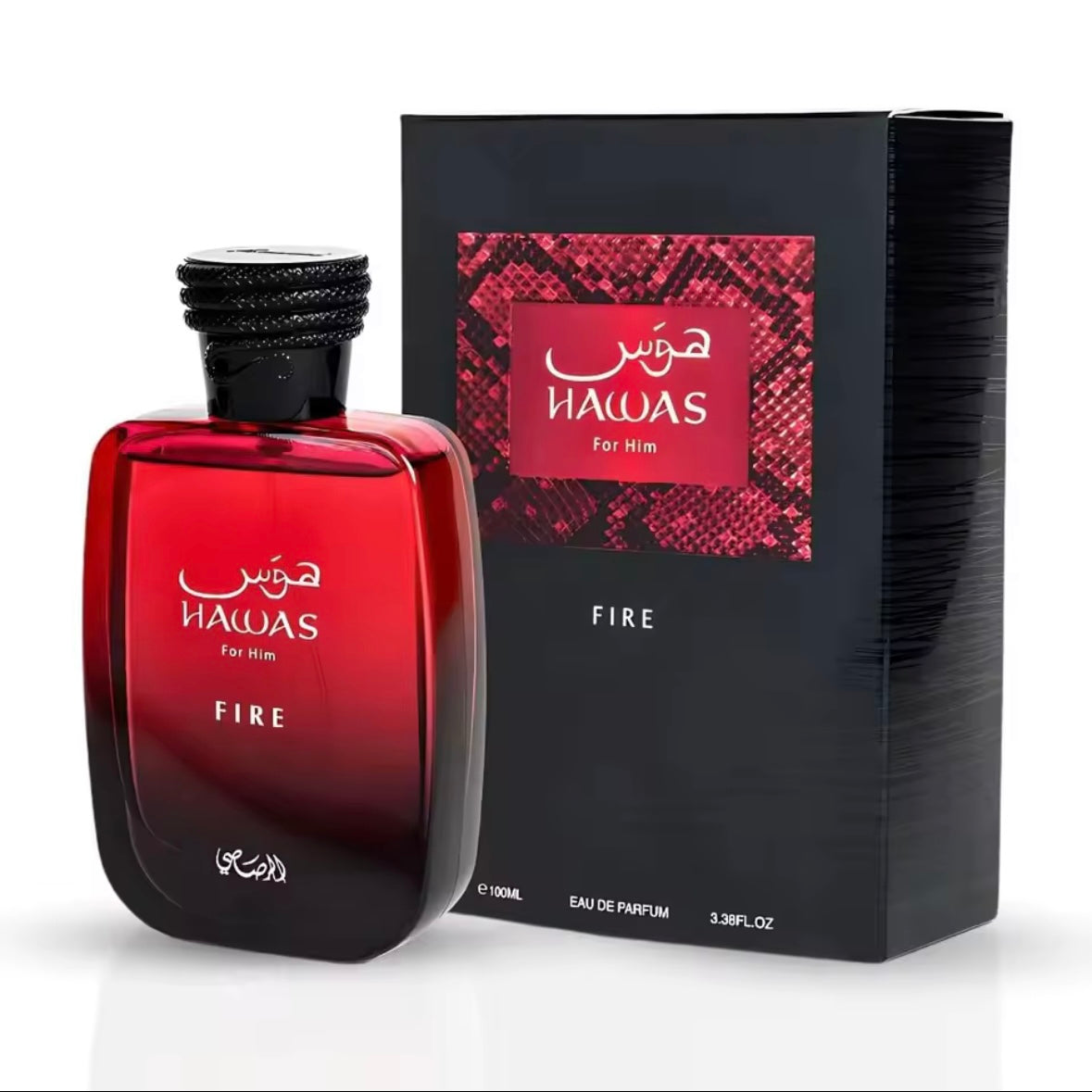 Authentic Hawas Fire: Eau de Parfum by Rasasi (100ml)